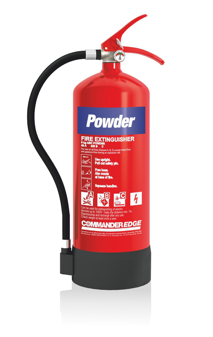 Powder fire extinguisher