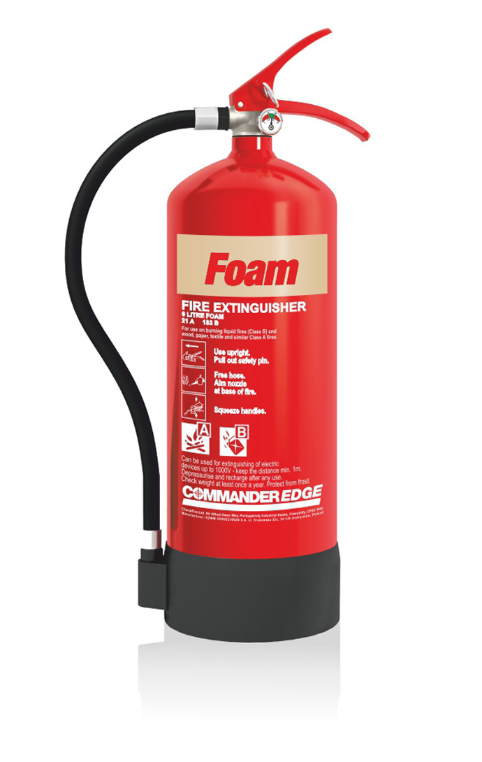 Foam fire extinguisher