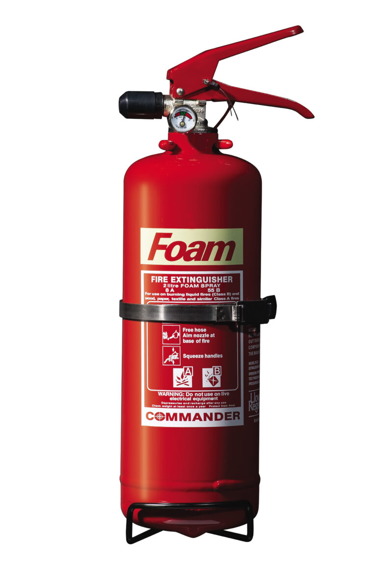 Foam fire extinguisher