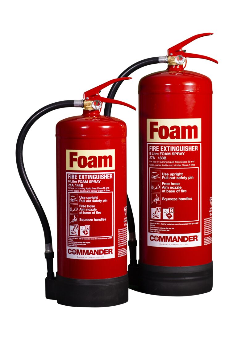 Foam fire extinguisher